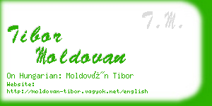 tibor moldovan business card